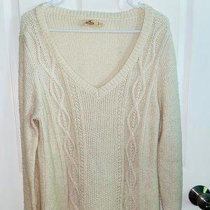 Hollister White Sweater